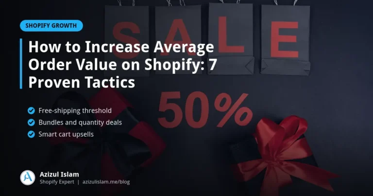 increase average order value shopify banner