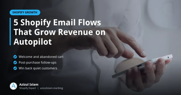 shopify email marketing flows banner