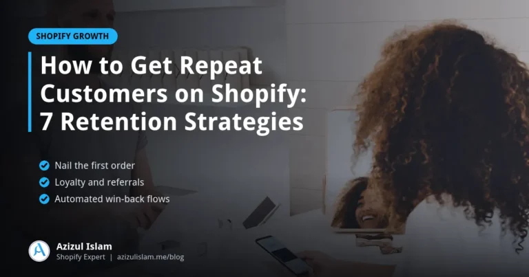 shopify repeat customers retention banner