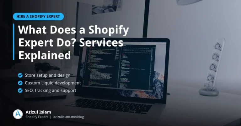 what does a shopify expert do banner