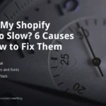 shopify store slow fix banner