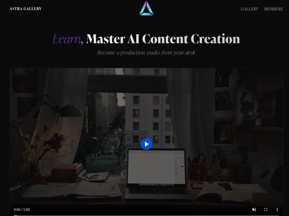 astragallery.com homepage, e-commerce store built by Azizul Islam