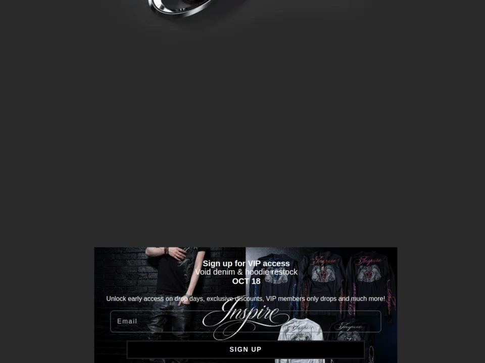 inspire4l.com homepage, e-commerce store built by Azizul Islam