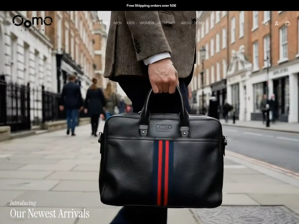 jootbag.co.uk homepage, e-commerce store built by Azizul Islam